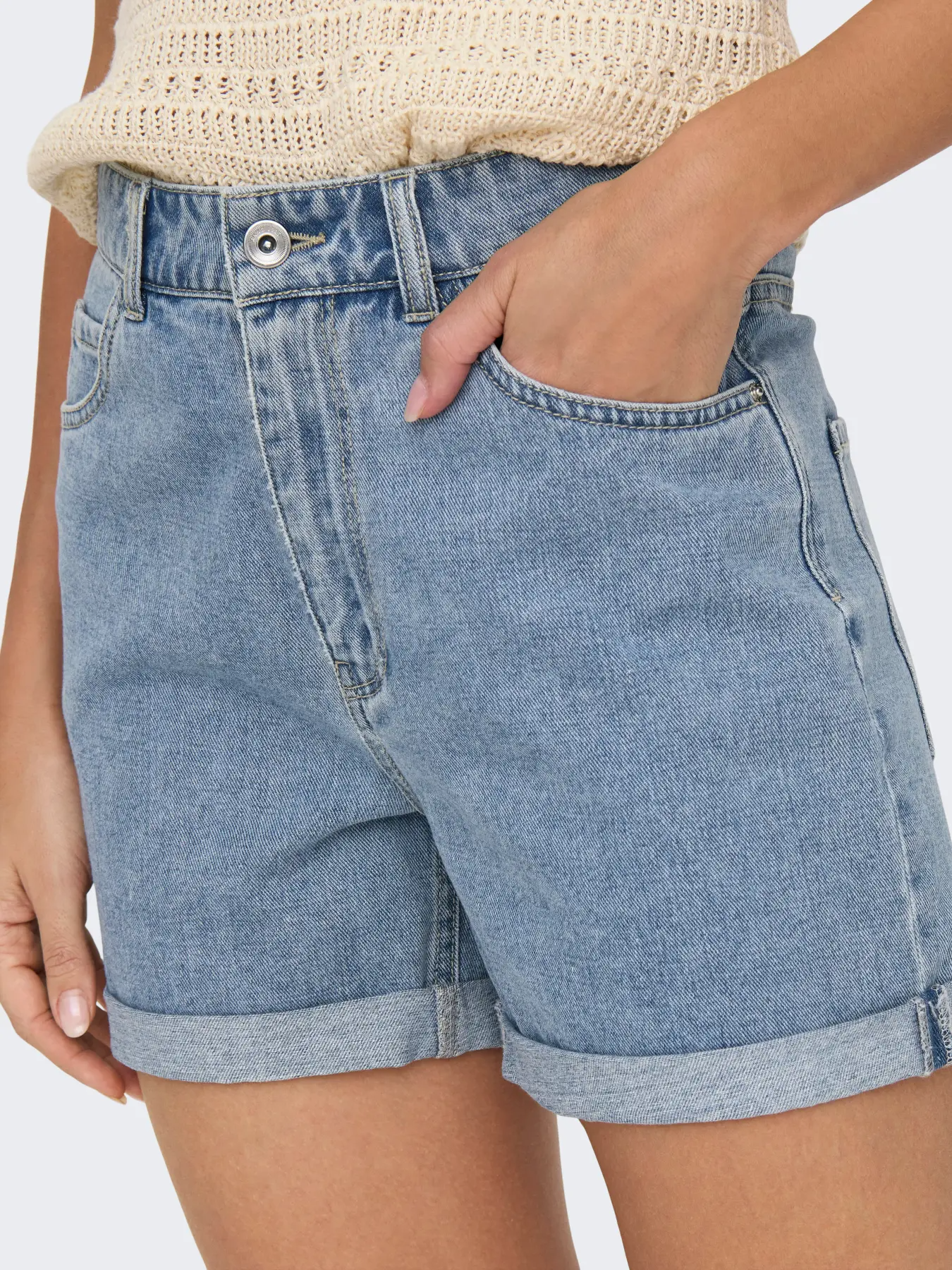 ONLVEGA HW MOM DNM SHORTS NOOS | ONLY