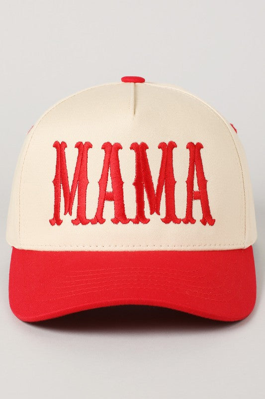 MAMA BASEBALL HAT | BEST SELLER | (RED)