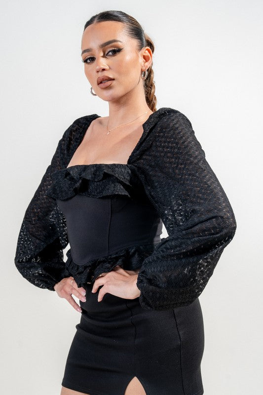 KALI CORSET TOP (BLACK)