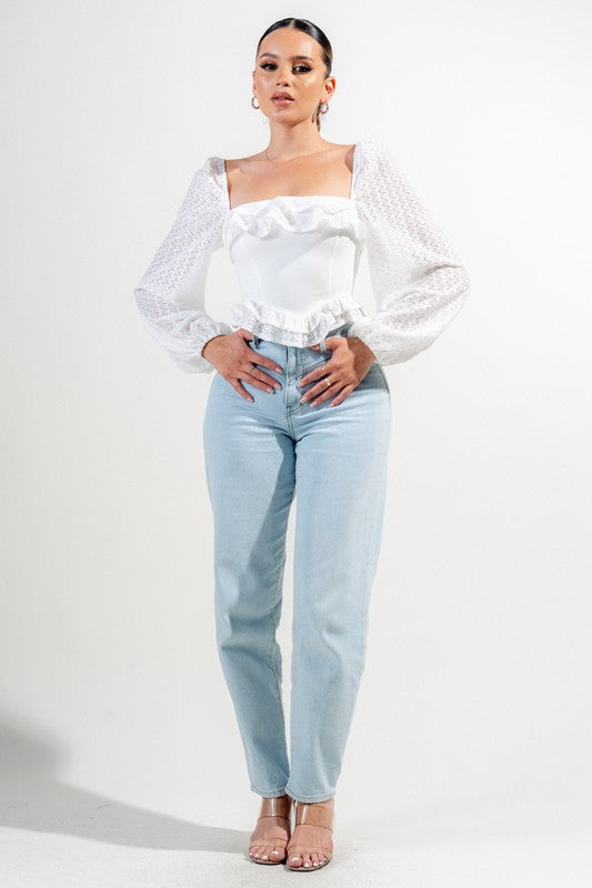 KALI CORSET TOP (WHITE)