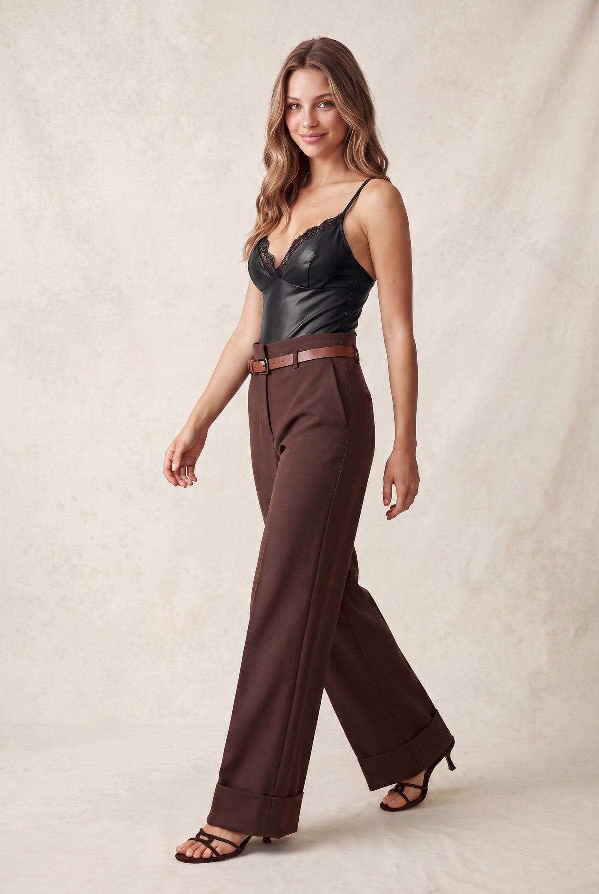 RYAN LEATHER BODYSUIT