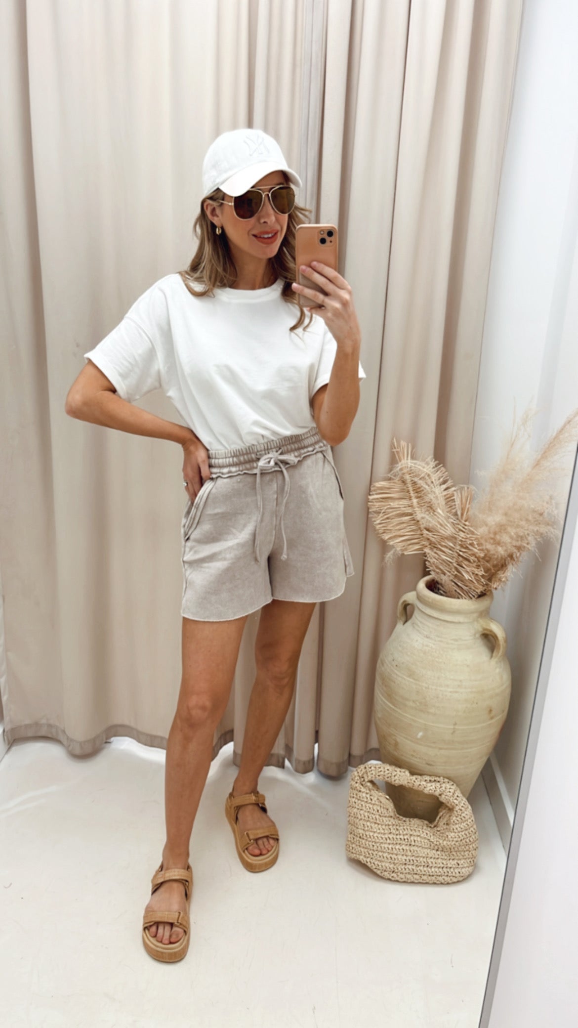 NEW GENINE JOGGER SHORT (ASH MOCHA)