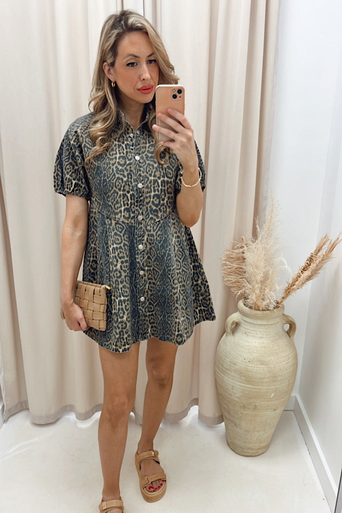 NEW JAYCE FIT & FLARE MINI DRESS