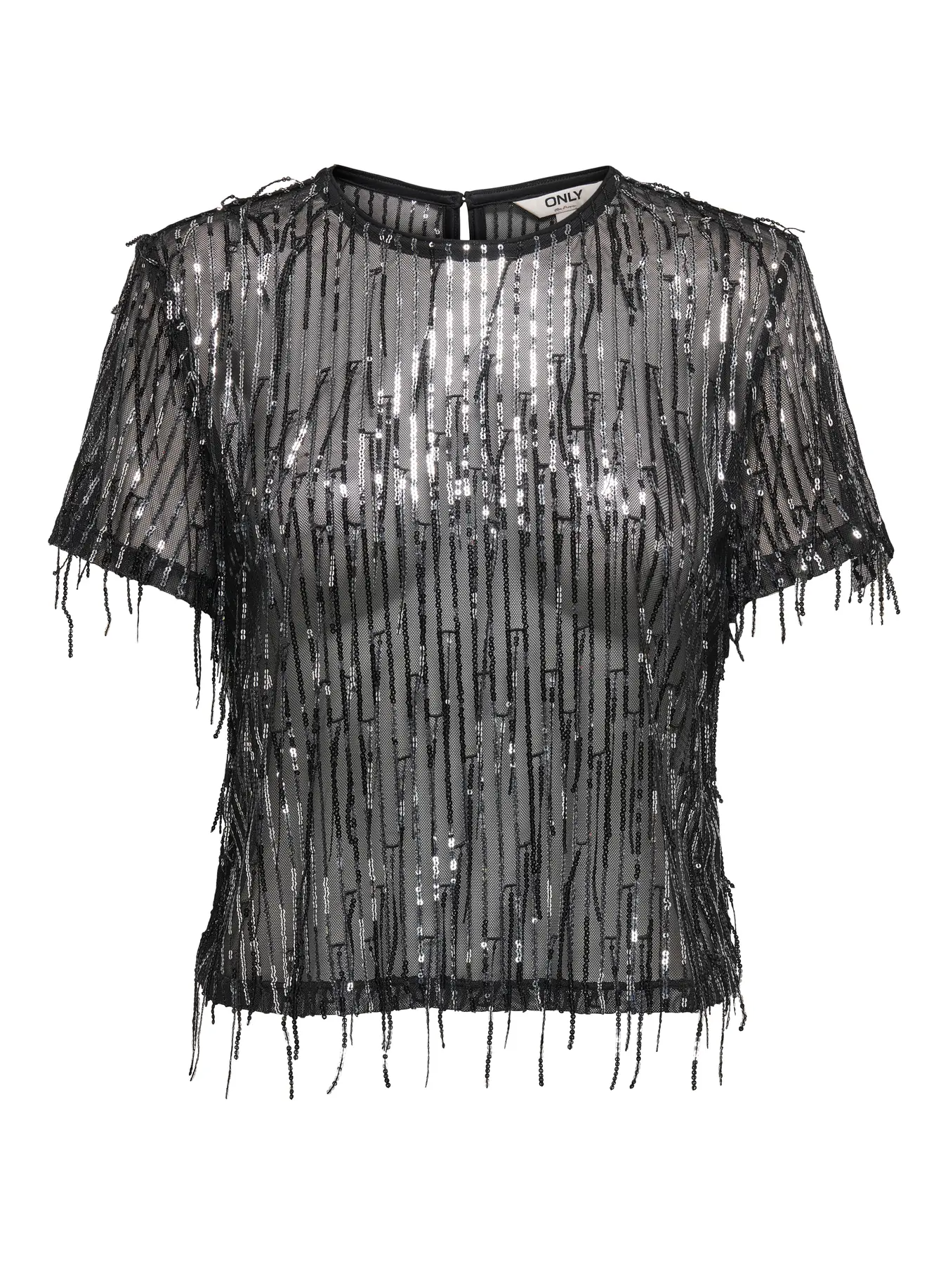 ONLSPACY SS SEQUINS TOP WVN | ONLY