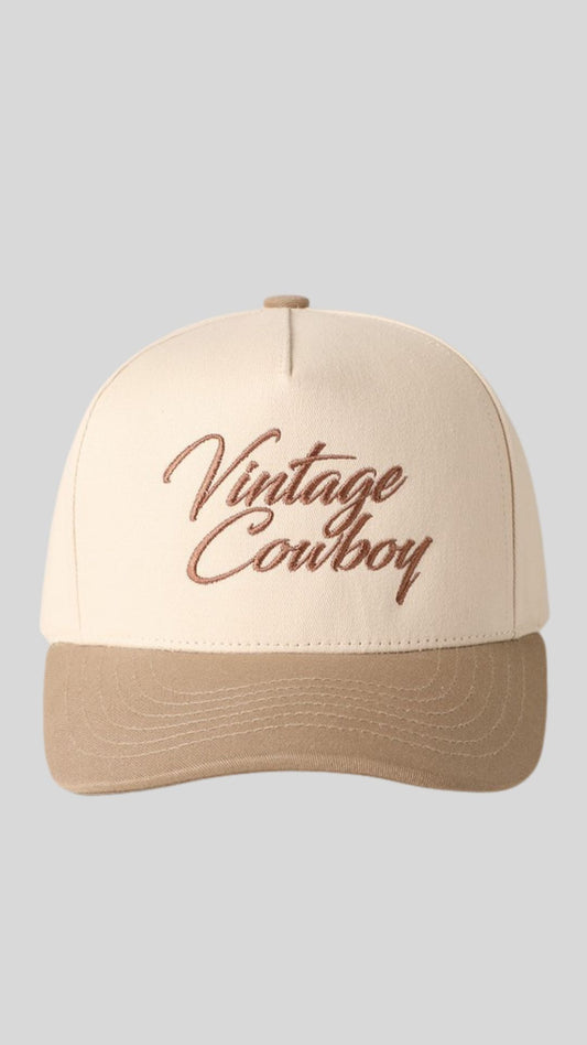 VINTAGE COWBOY HAT | BEST SELLER | (BEIGE)
