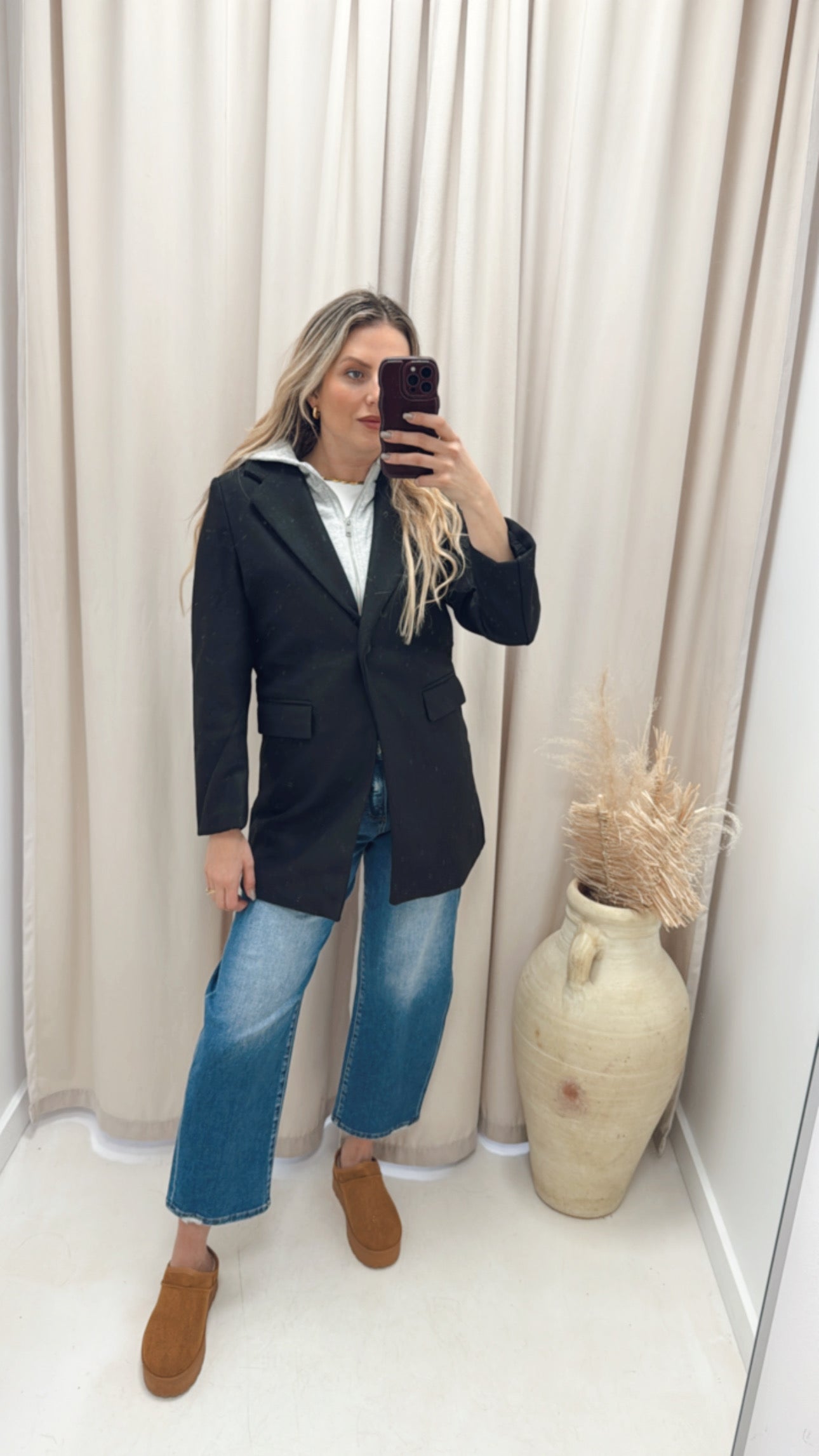 POLLINE BLAZER HOODIE (BLACK)