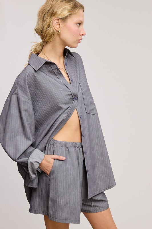 NEW QUIN TWO PIECE SHORT SET (3 COLORS)