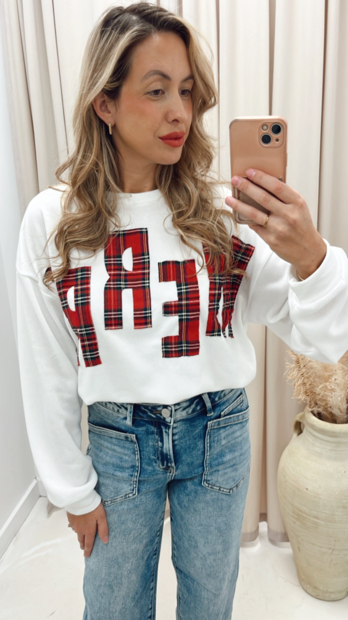 MERRY SWEATSHIRT (WHITE)