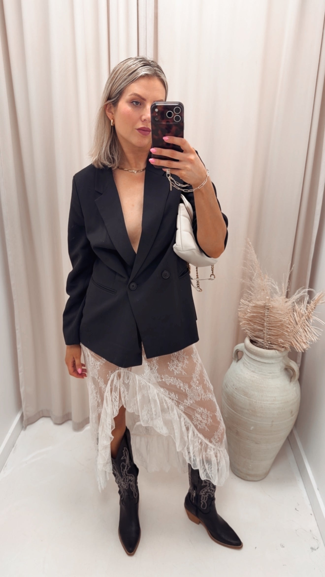 LUCIA LACE MAXI SKIRT | NOISY MAY