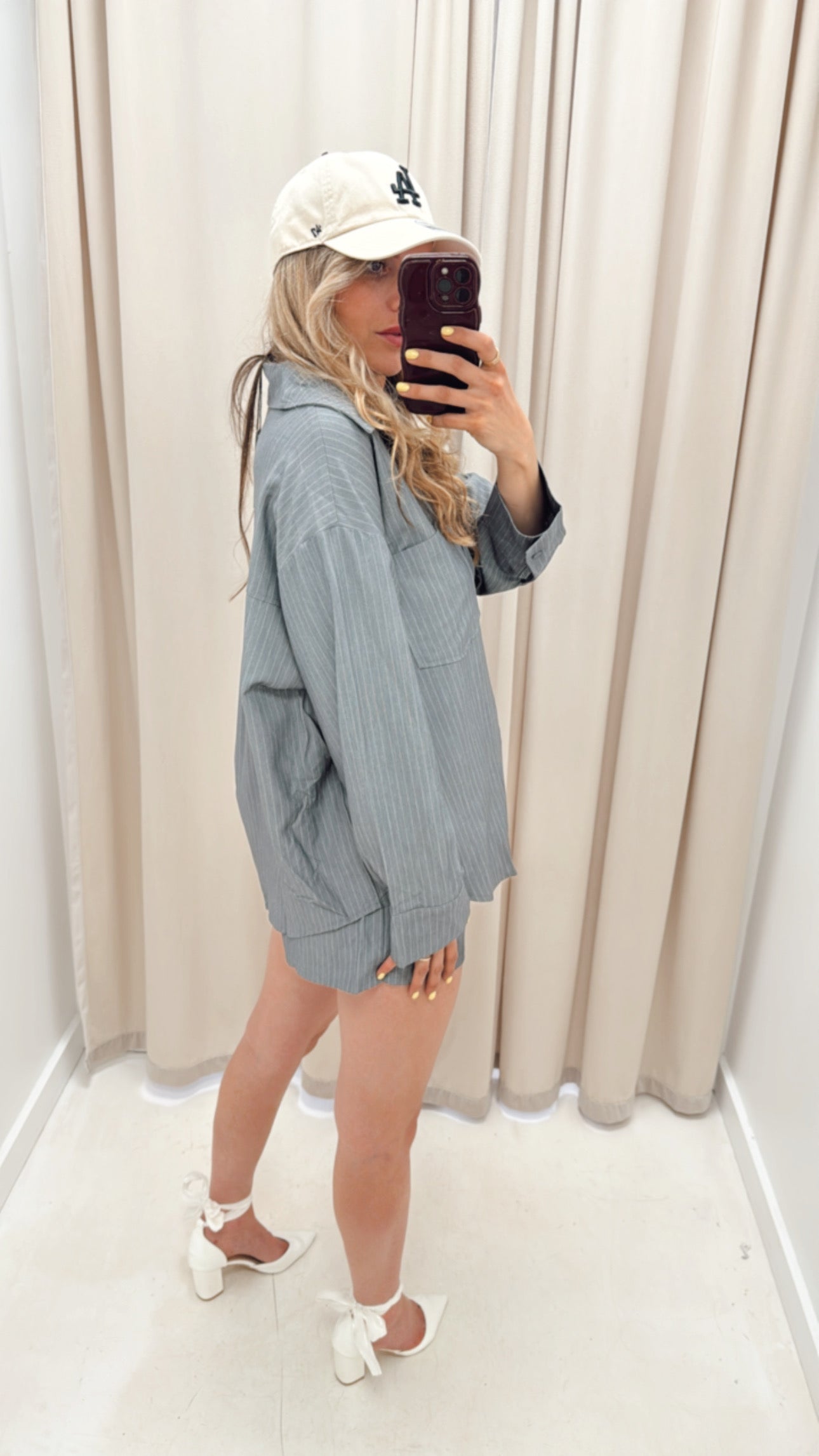 NEW QUIN TWO PIECE SHORT SET (CHARCOAL GREY)