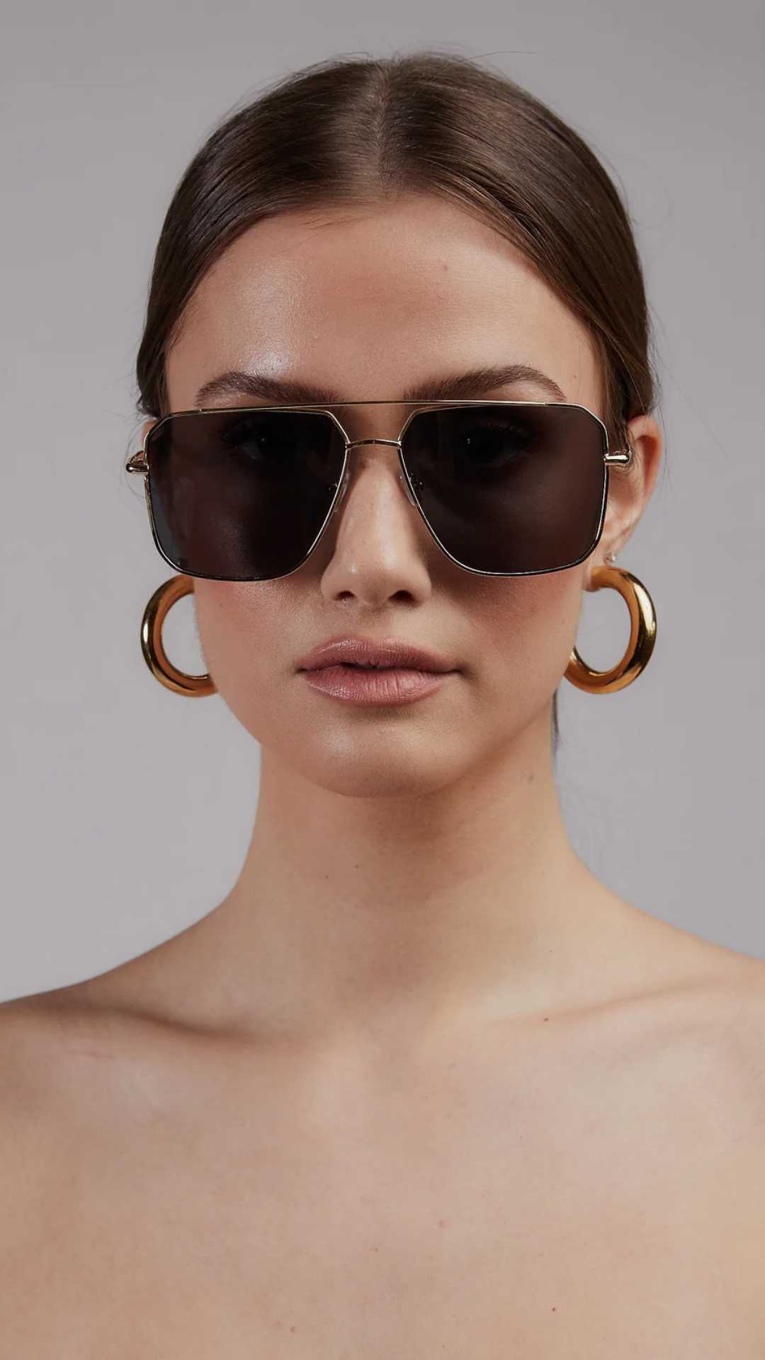 BLAKE SUNGLASSES (GOLD/BLACK) | SHADY LADY