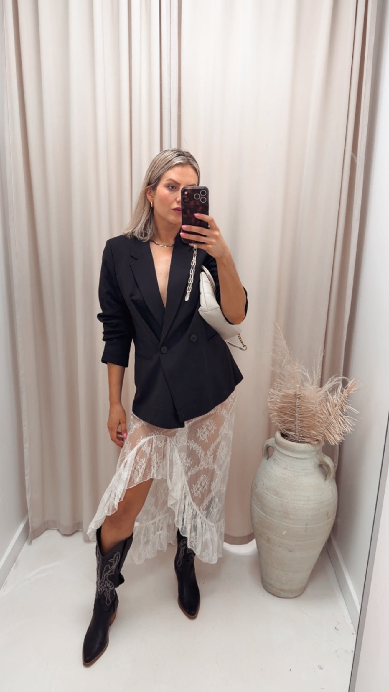 LUCIA LACE MAXI SKIRT | NOISY MAY