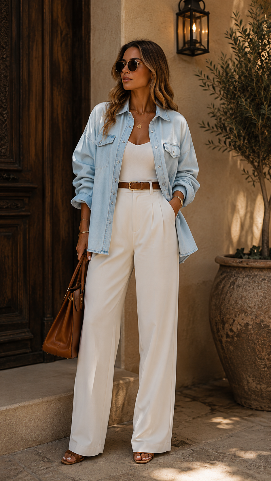 YUKON DENIM SHIRT - LIGHT WASH (RISEN)