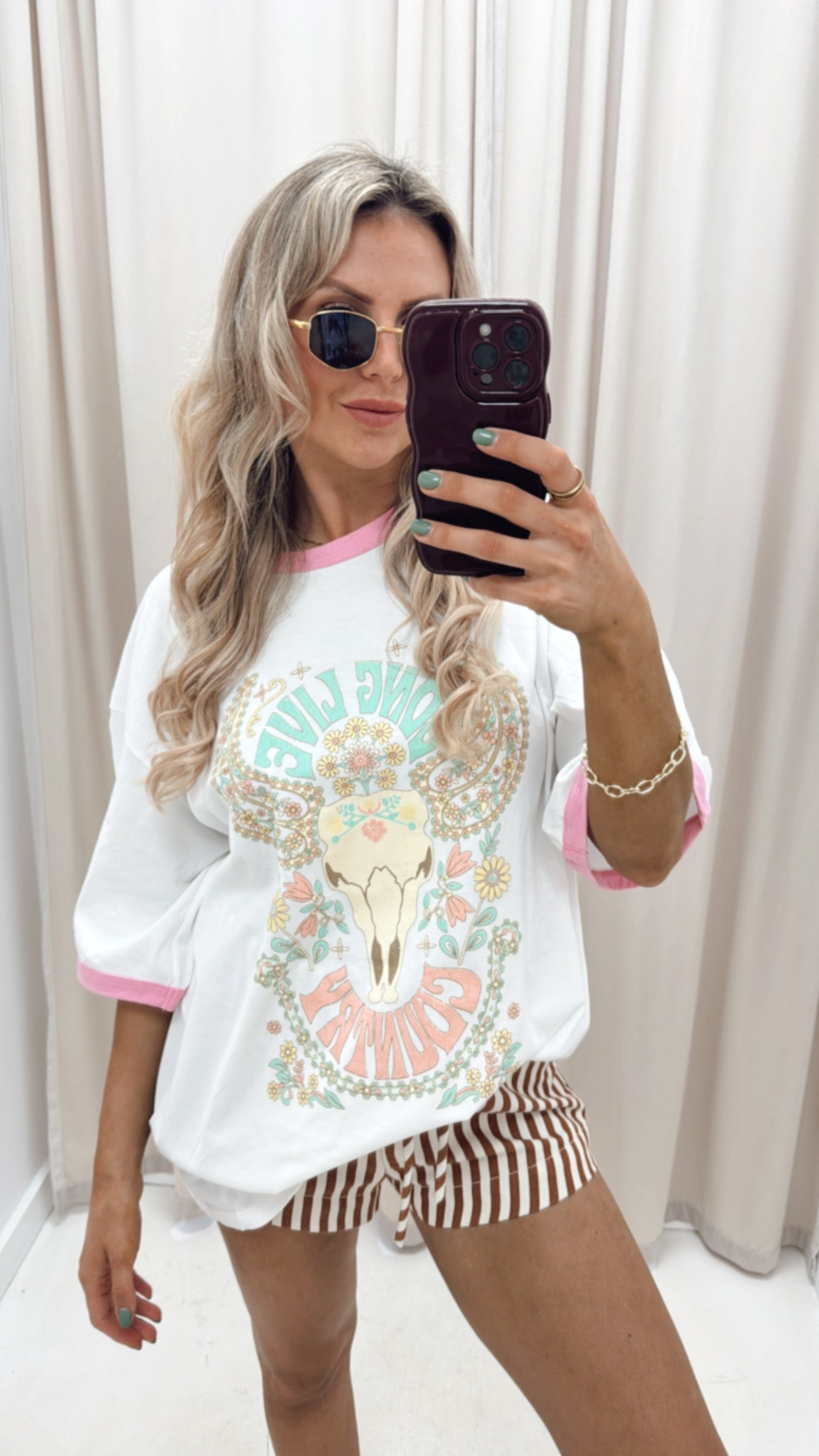 LONG LIVE COUNTRY GRAPHIC T-SHIRT