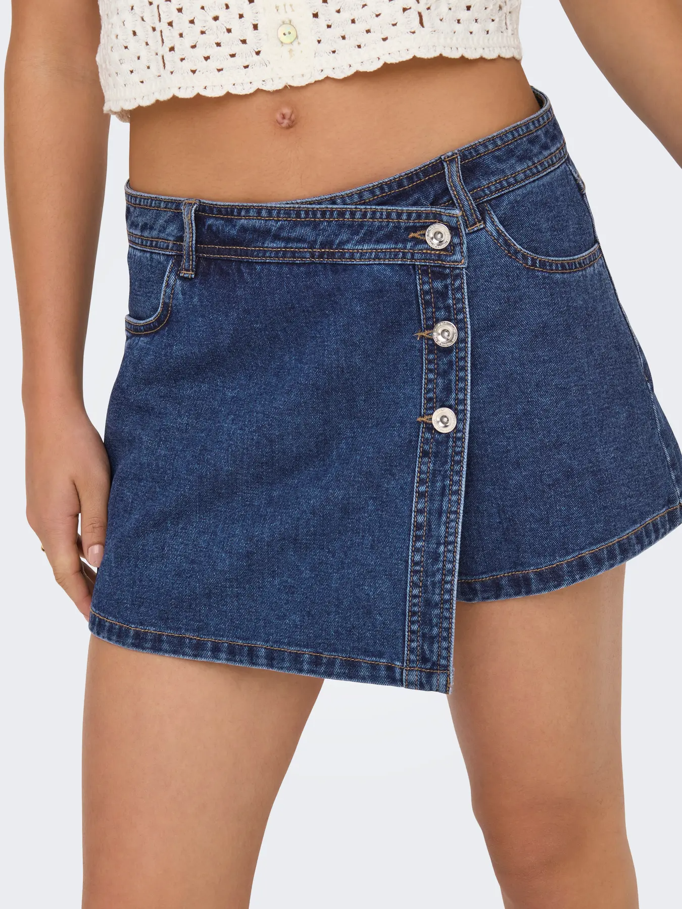 LESLEY REG LB DNM SKORT BJ NOOS | ONLY