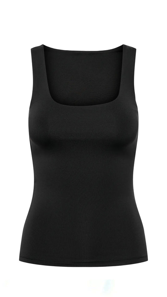 LEA REVERSIBLE TANK (BLACK) | ONLY