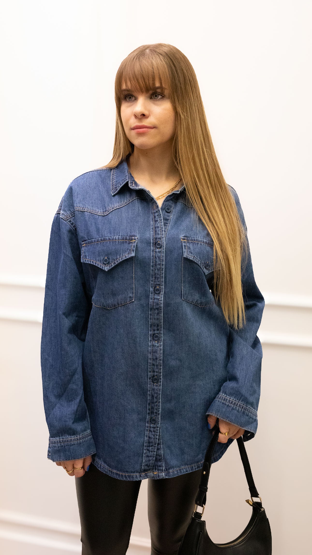 YUKON DENIM SHIRT - DARK WASH (RISEN)