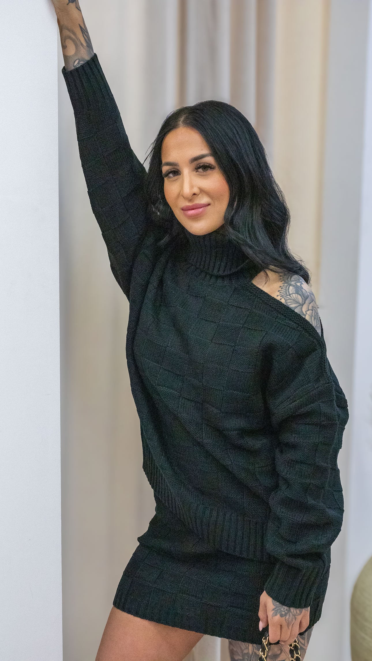 ONYX CHECKERED 2-PIECE SKIRT SET