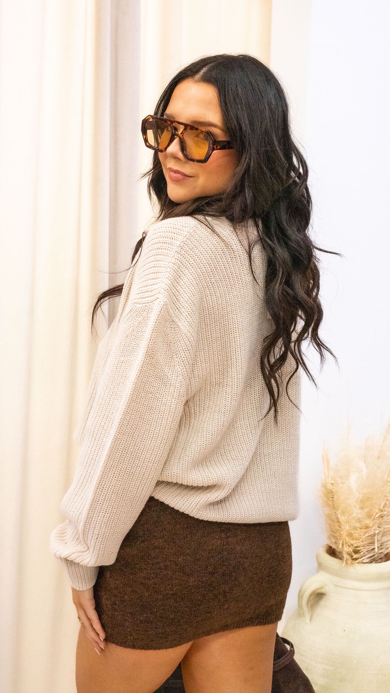 MILOUZ KNIT SWEATER (OATMEAL) | BEST SELLER