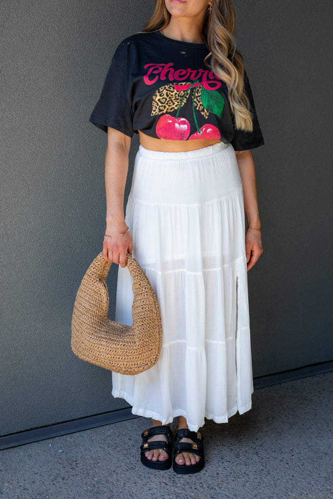 NEW CHERRY GRAPHIC T-SHIRT (BLACK) | RESTOCKED