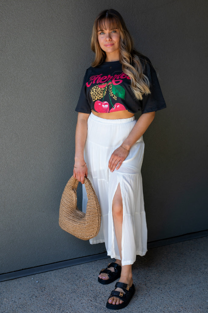 NEW CHERRY GRAPHIC T-SHIRT (BLACK) | RESTOCKED