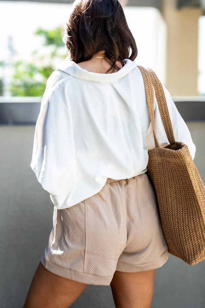 NEW TAMI TEXTURED JOGGER SHORT | BEST SELLER