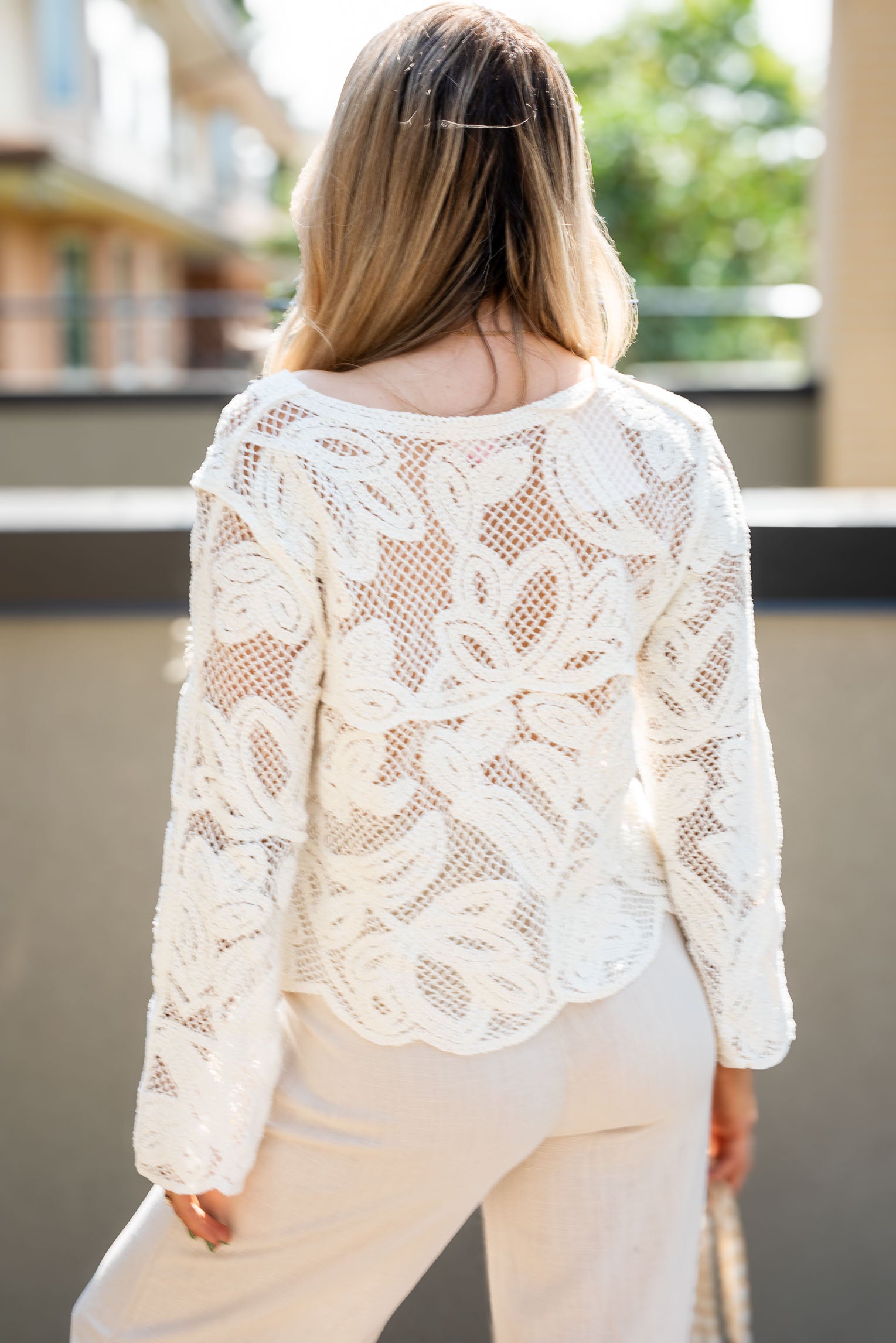 ISLA CROCHET LACE TOP