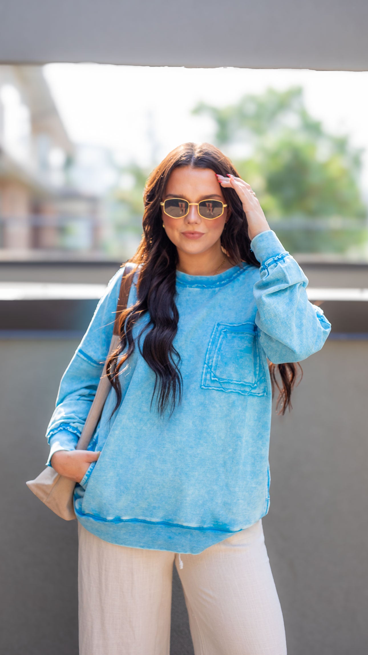 OAKLEE SWEATER | BEST SELLER | BLUE