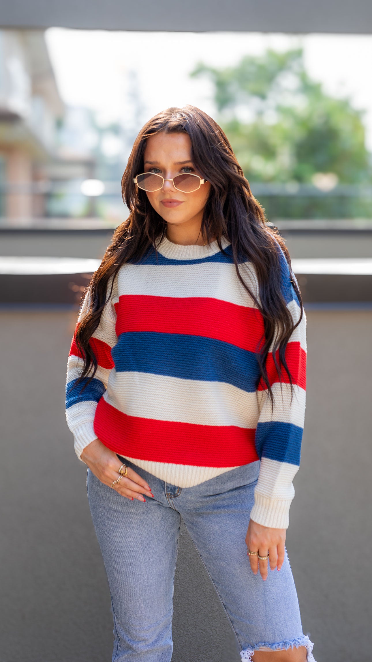 KENNEDY STRIPED SWEATER