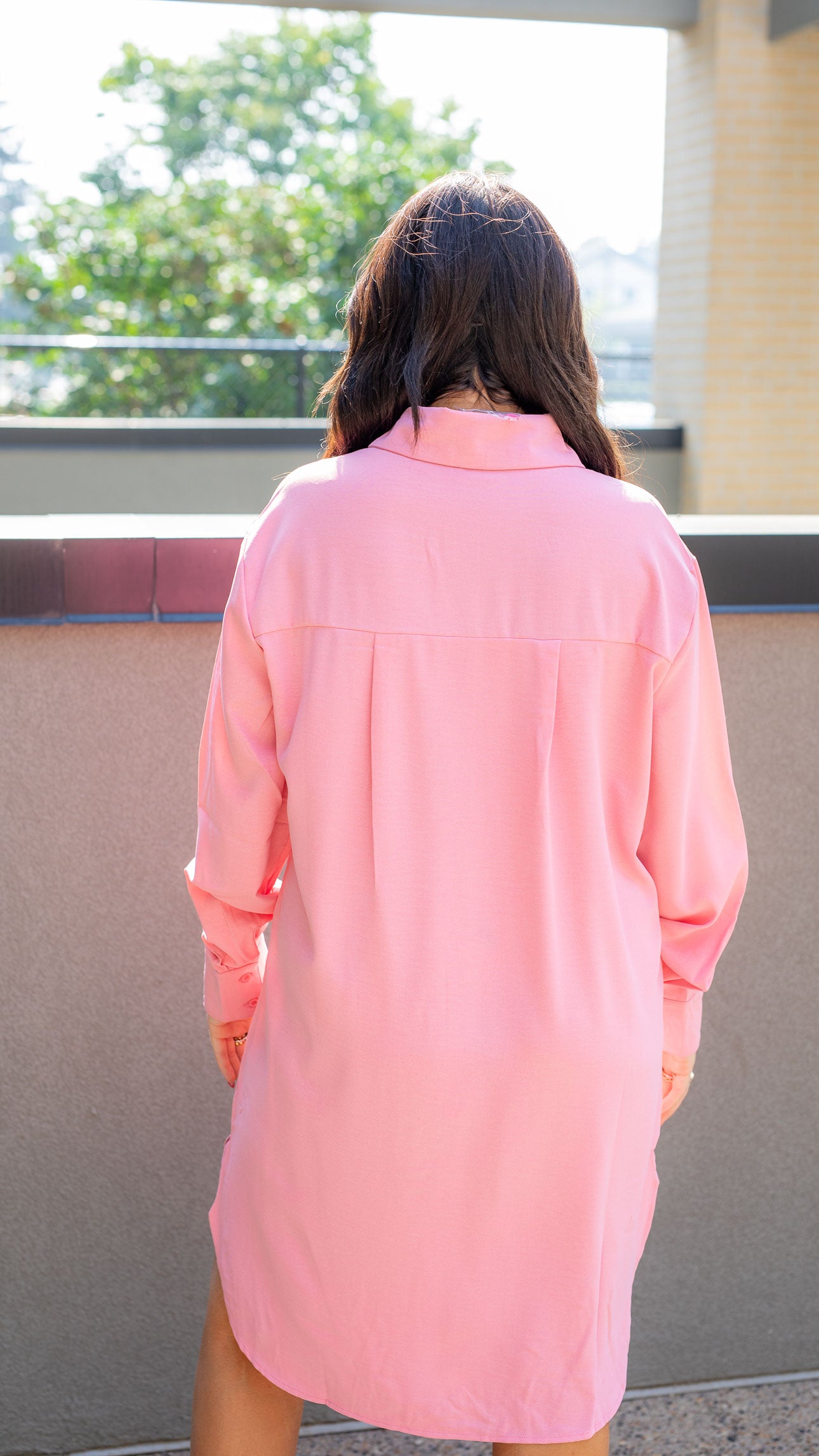 FIONA BUTTON UP SHIRT DRESS