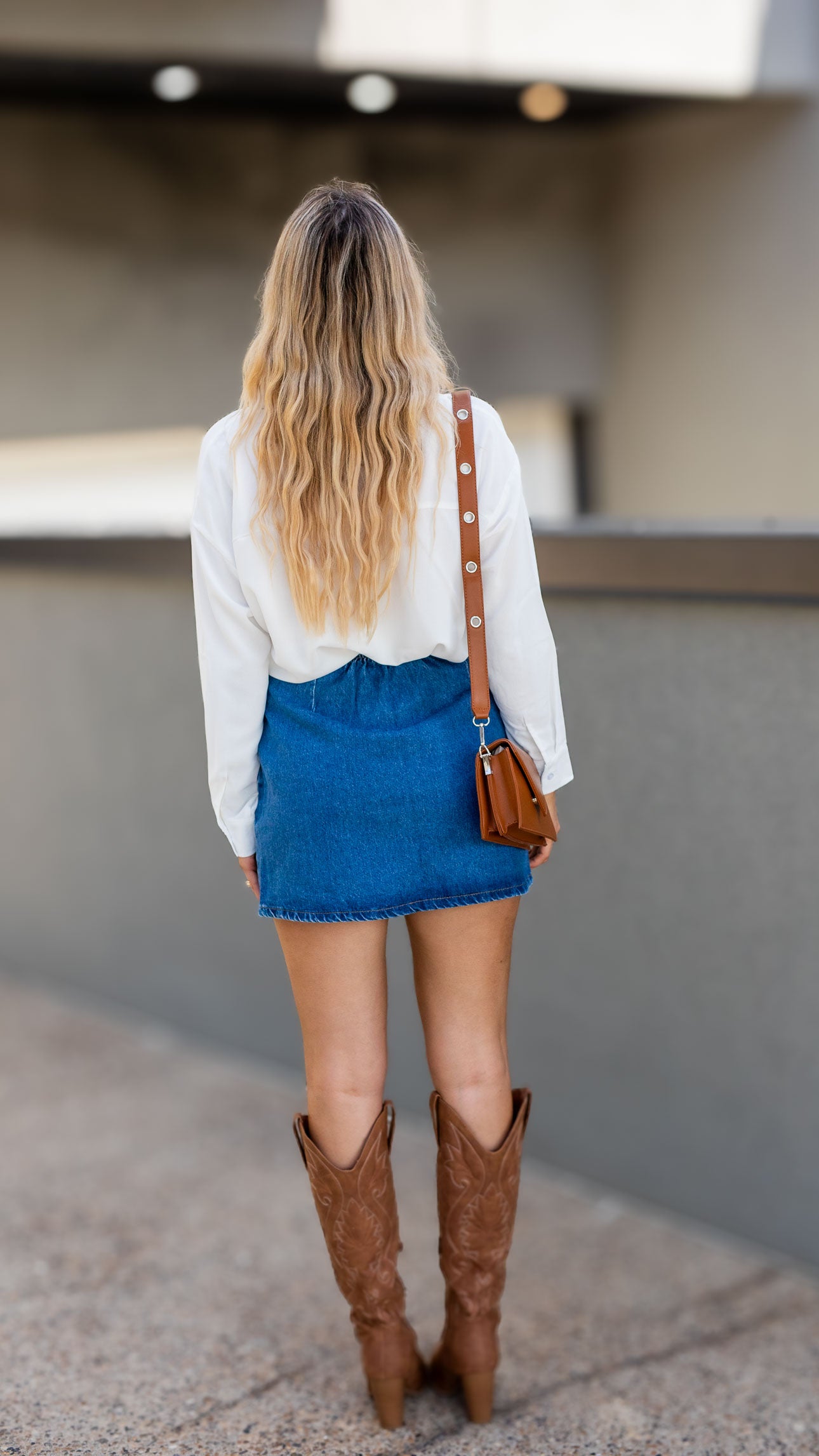 ONLTHEA WRAP SKORT DENIM | ONLY