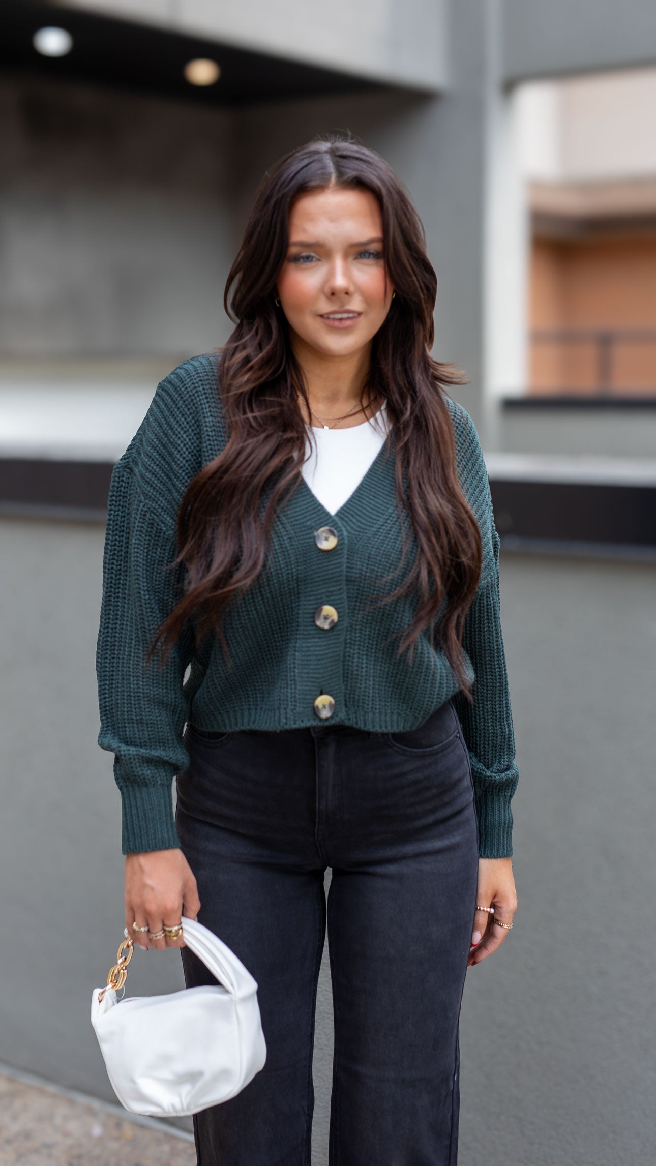 CAROL CARDIGAN (GREEN) | ONLY