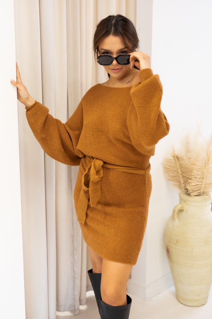 NEW PATRICIA KNIT SWEATER DRESS