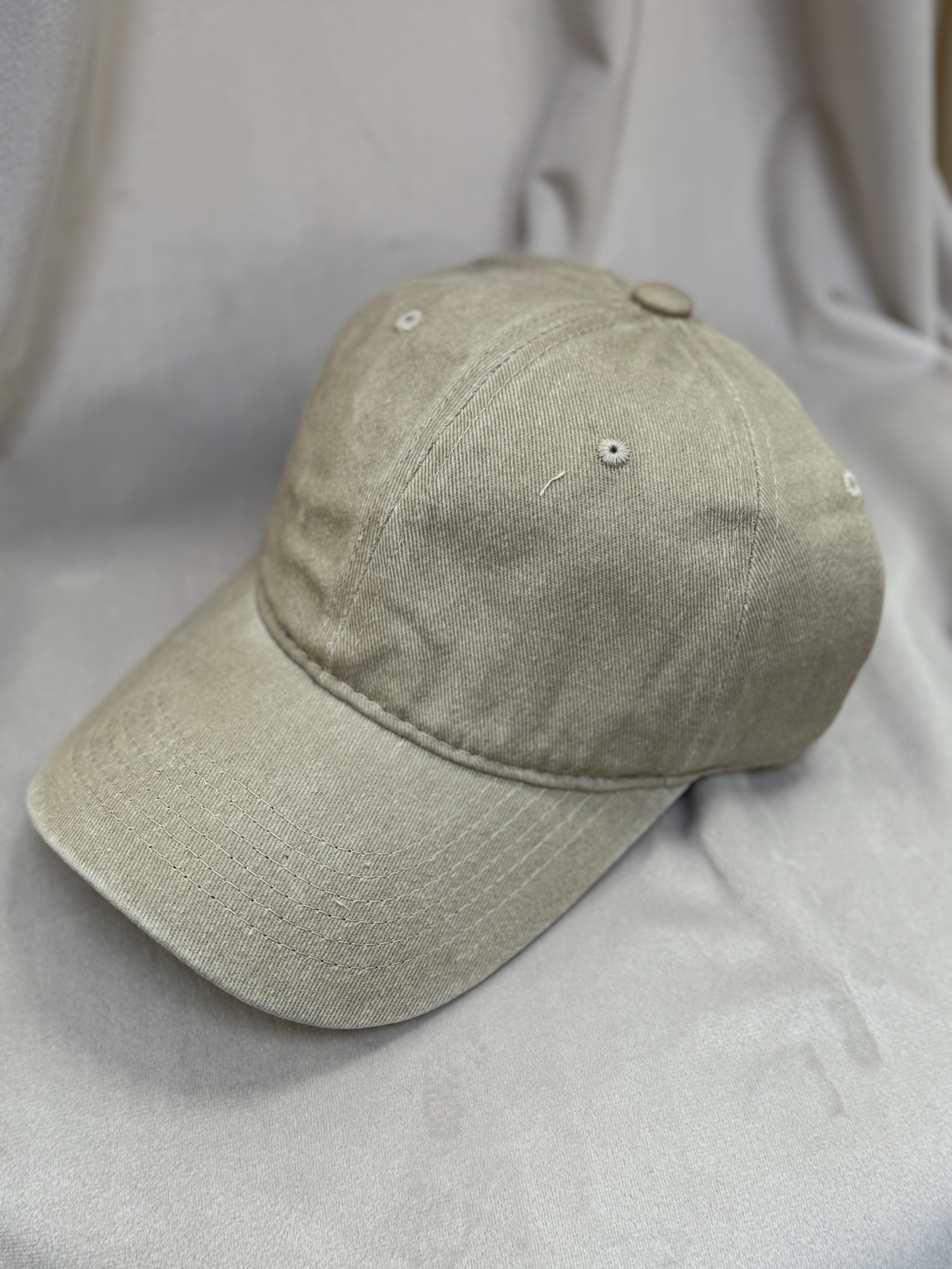 NEW VINTAGE WASHED BASEBALL CAP (TAN)