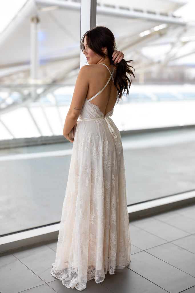 NEW MAEVE LACE MAXI DRESS (IVORY)