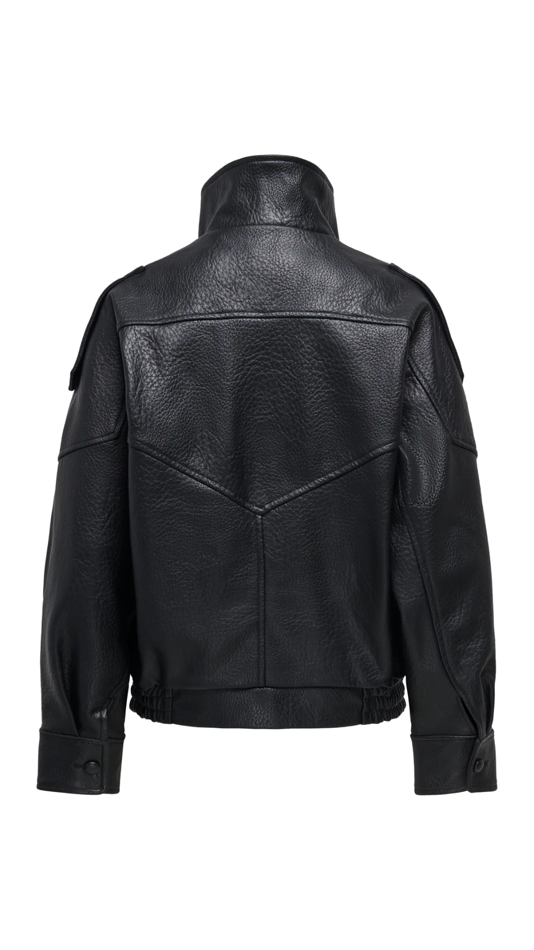 VANI L/S FAUX LEATHER JACKET PNT