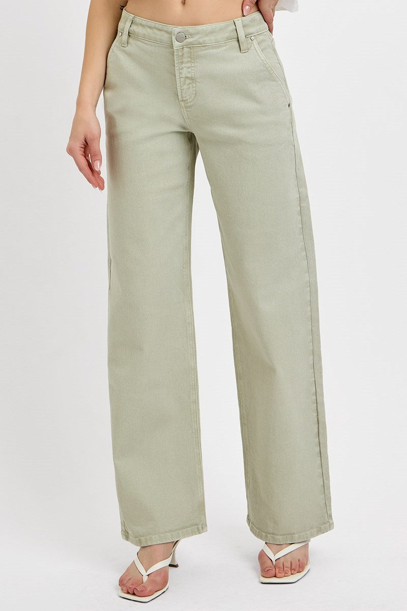 SAGE TUMMY CONTROL SLOUCHY ANKLE BAGGY PANTS