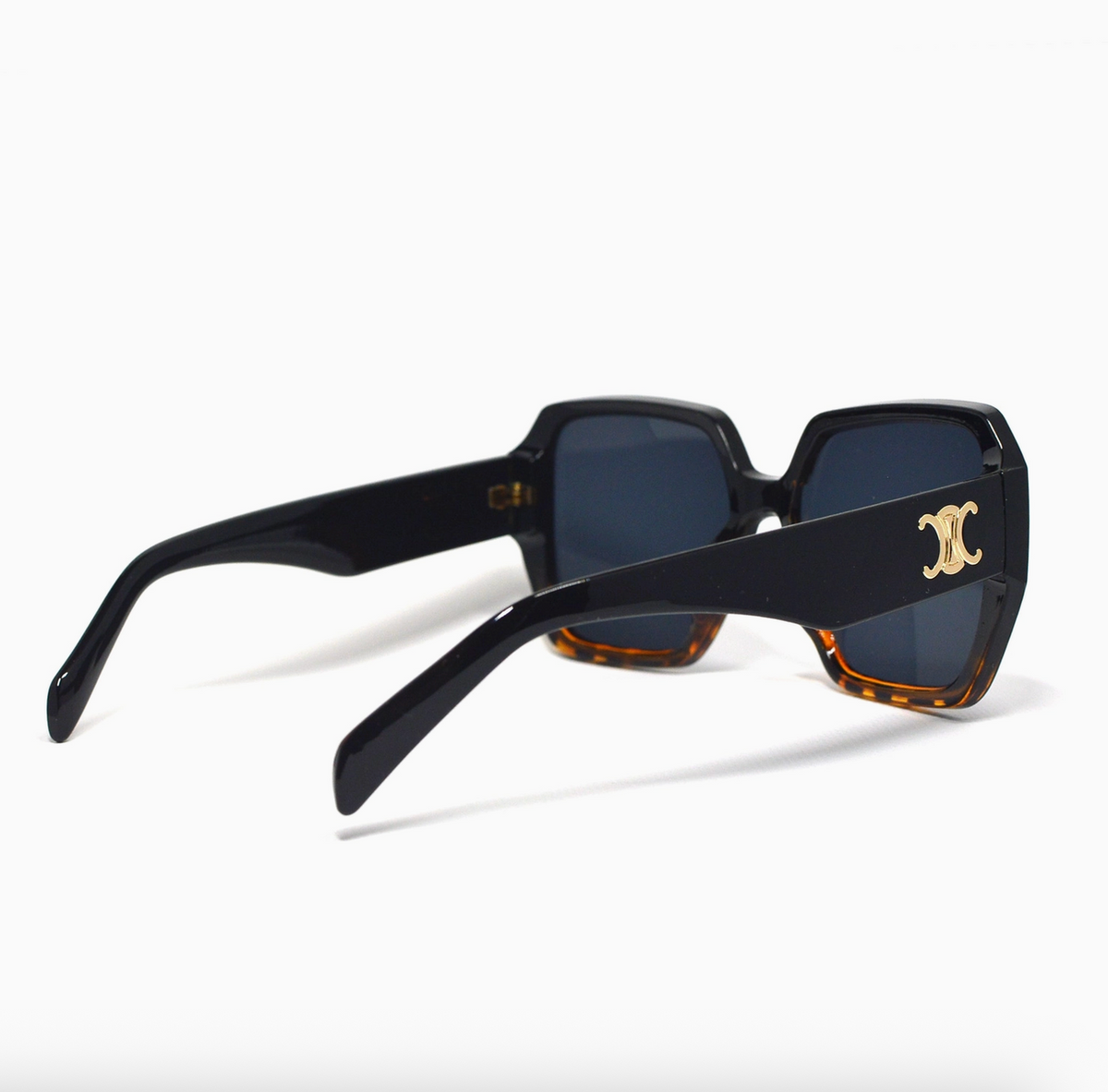 VINTAGE CC BLACK GOLD SUNGLASSES