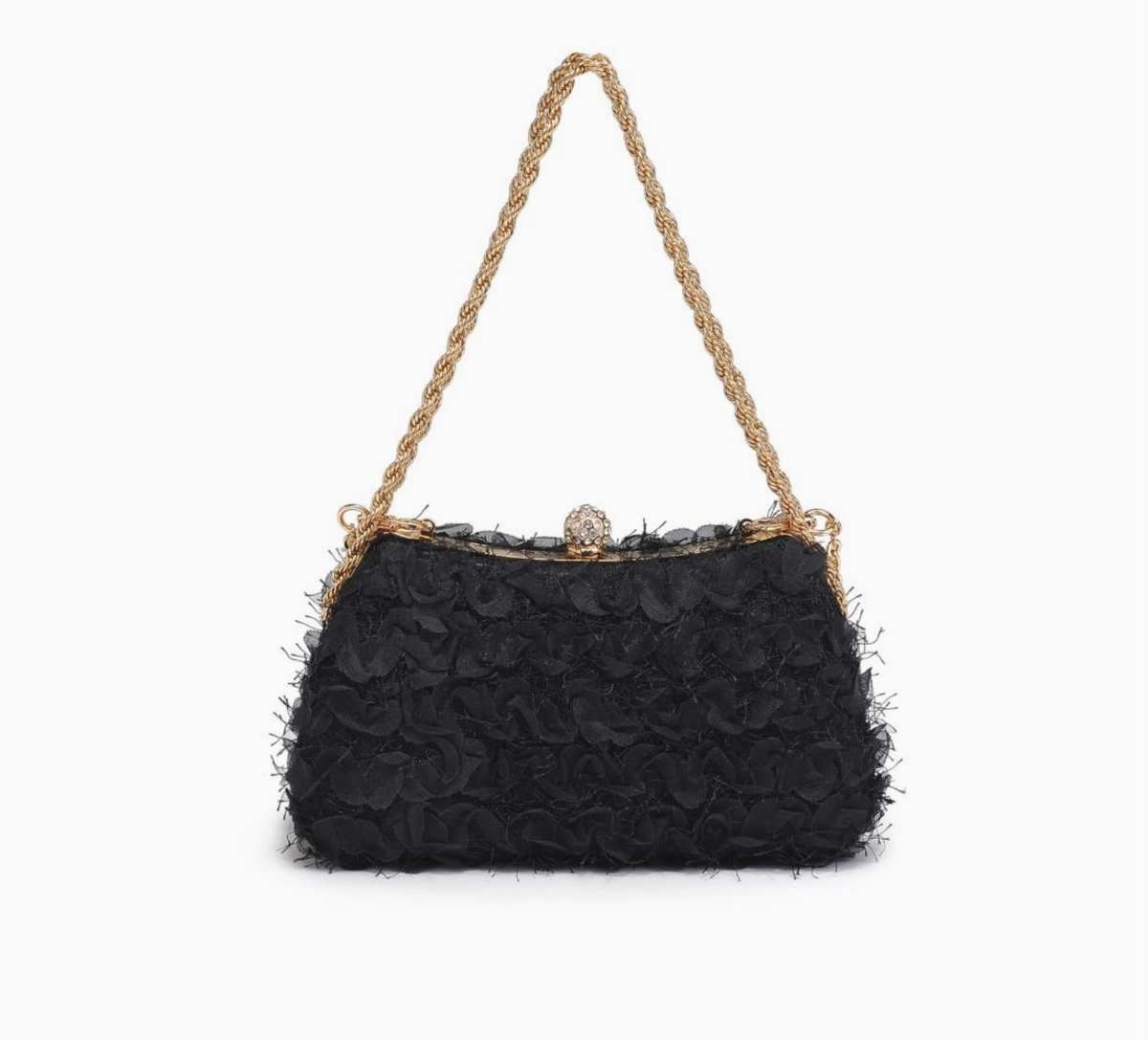 MAXI EVENING BAG (BLACK)