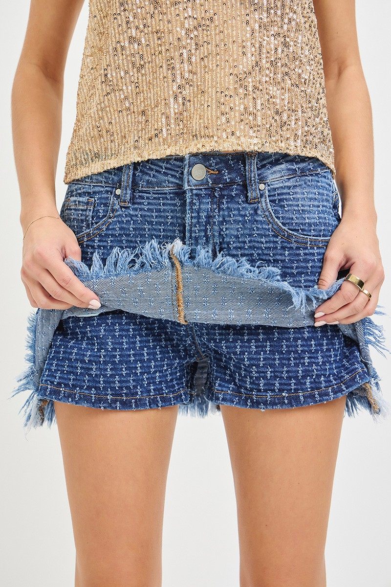 LOW RISE MESS SKORT