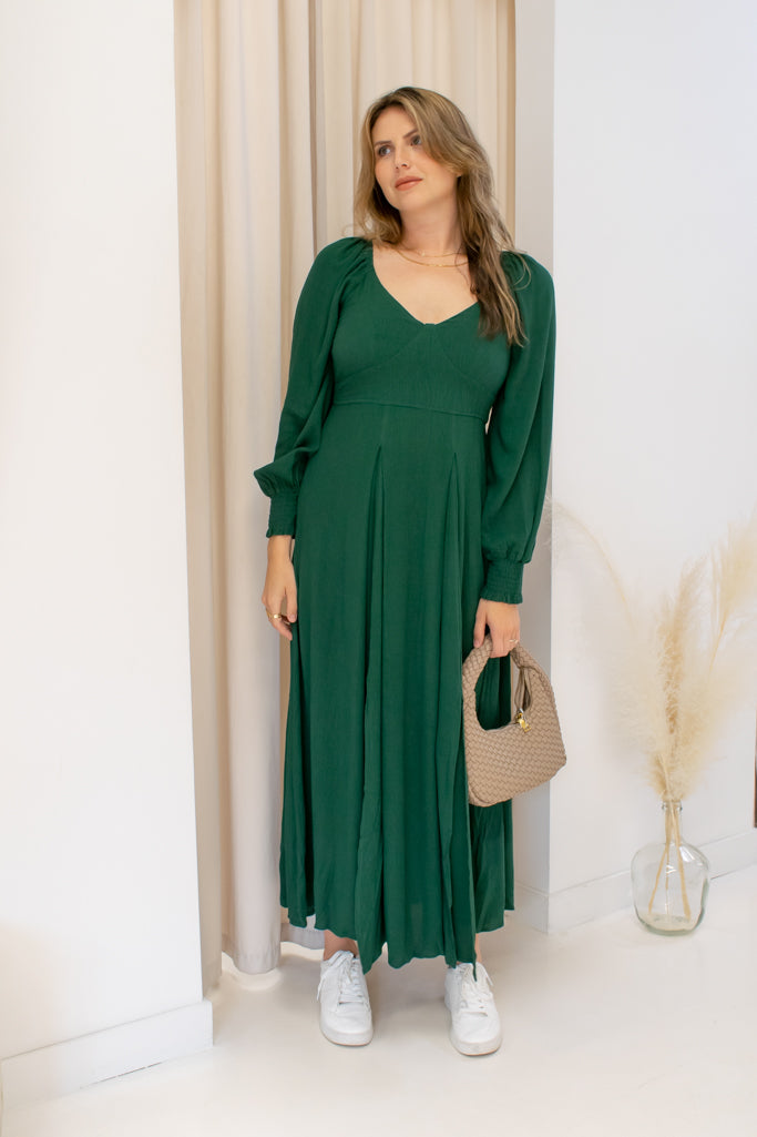 NEW ANNE MAXI DRESS (GREEN)
