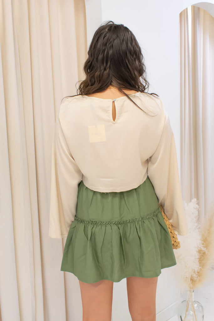 NEW ZOE CROP (CHAMPAGNE)