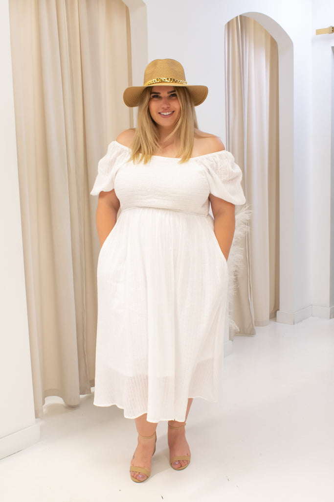 NEW DREW MIDI DRESS | CURVY