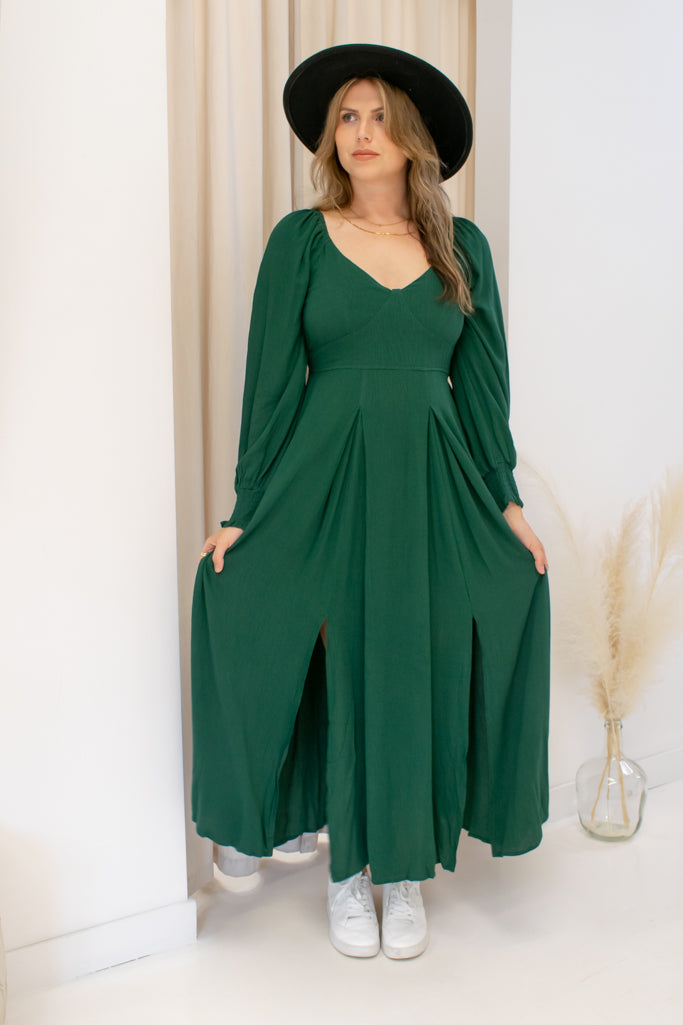 NEW ANNE MAXI DRESS (GREEN)