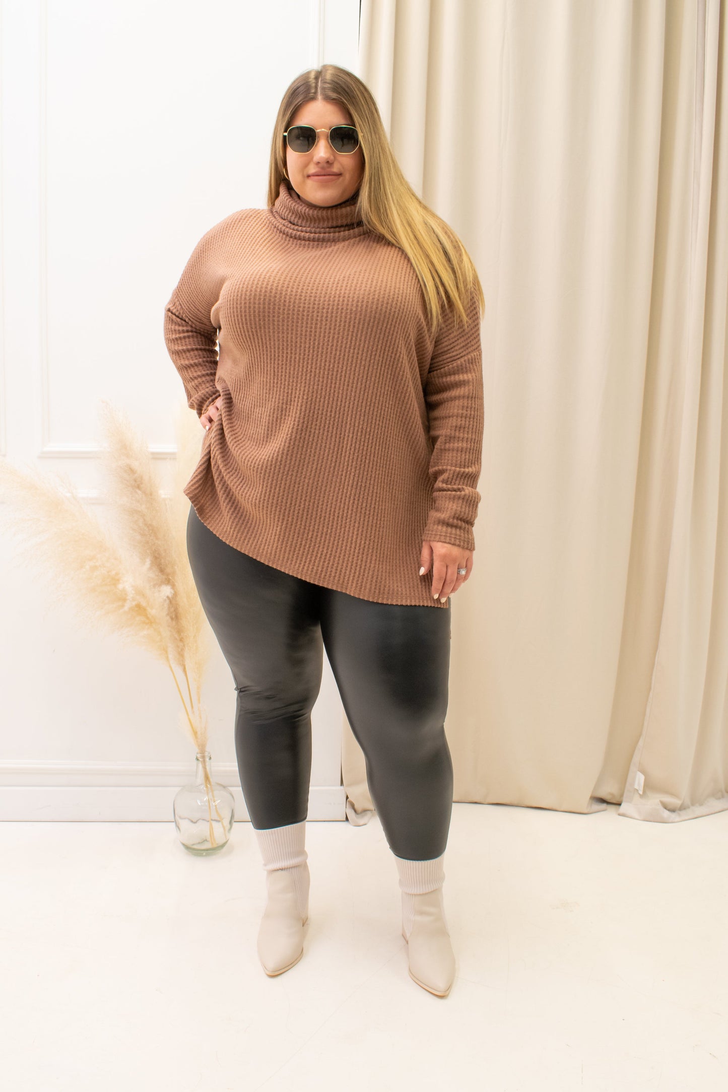 NEW ZOSIA WAFFLE TOP | CURVY