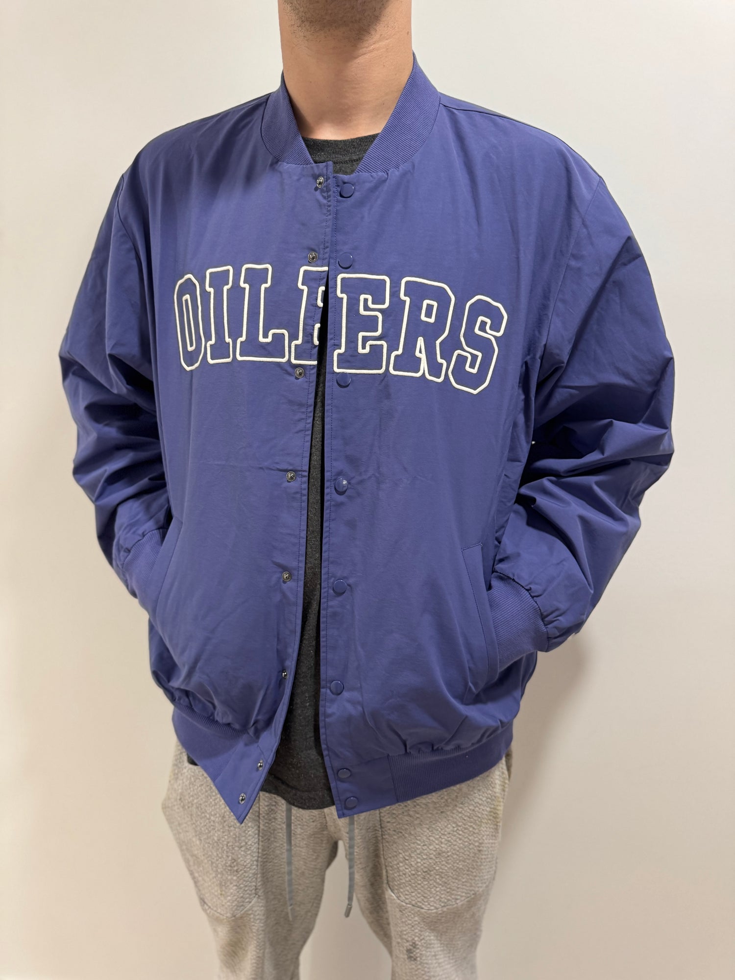 47’ OILERS BOMBER JACKET (UNISEX) | RESTOCK