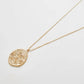 NEW GOLD CROSS MEDALLION NECKLACE