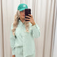 STELLA TWO PIECE STRIPED SET (GREEN)