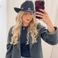 MABLE FEDORA HAT | BLACK