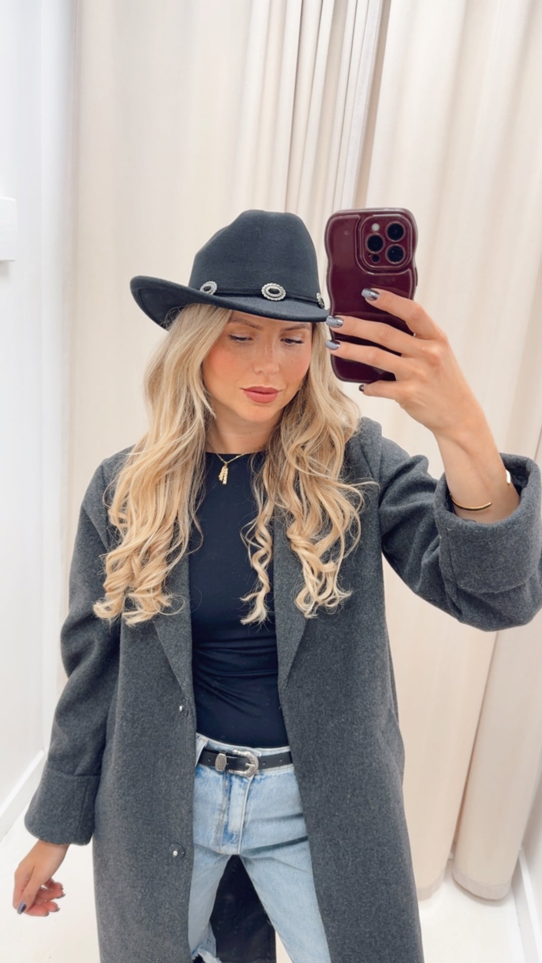 MABLE FEDORA HAT | BLACK